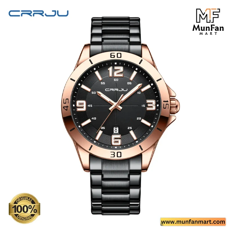 Original CRRJU 5003 Man’s Watch Black Chocolate - Image 4