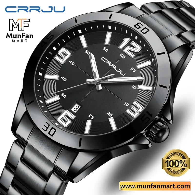 Original CRRJU 5003 Man’s Watch Full Black - Image 4