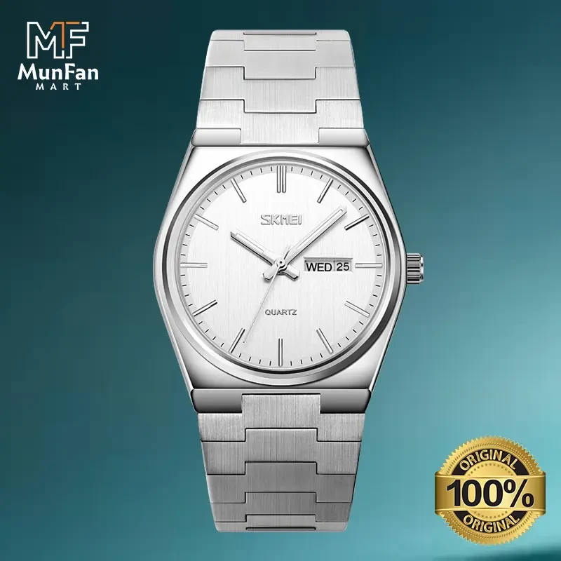 Original SKMEI 9288 Silver White Man's Watch